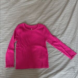 Pink Long Sleeve Kids Top